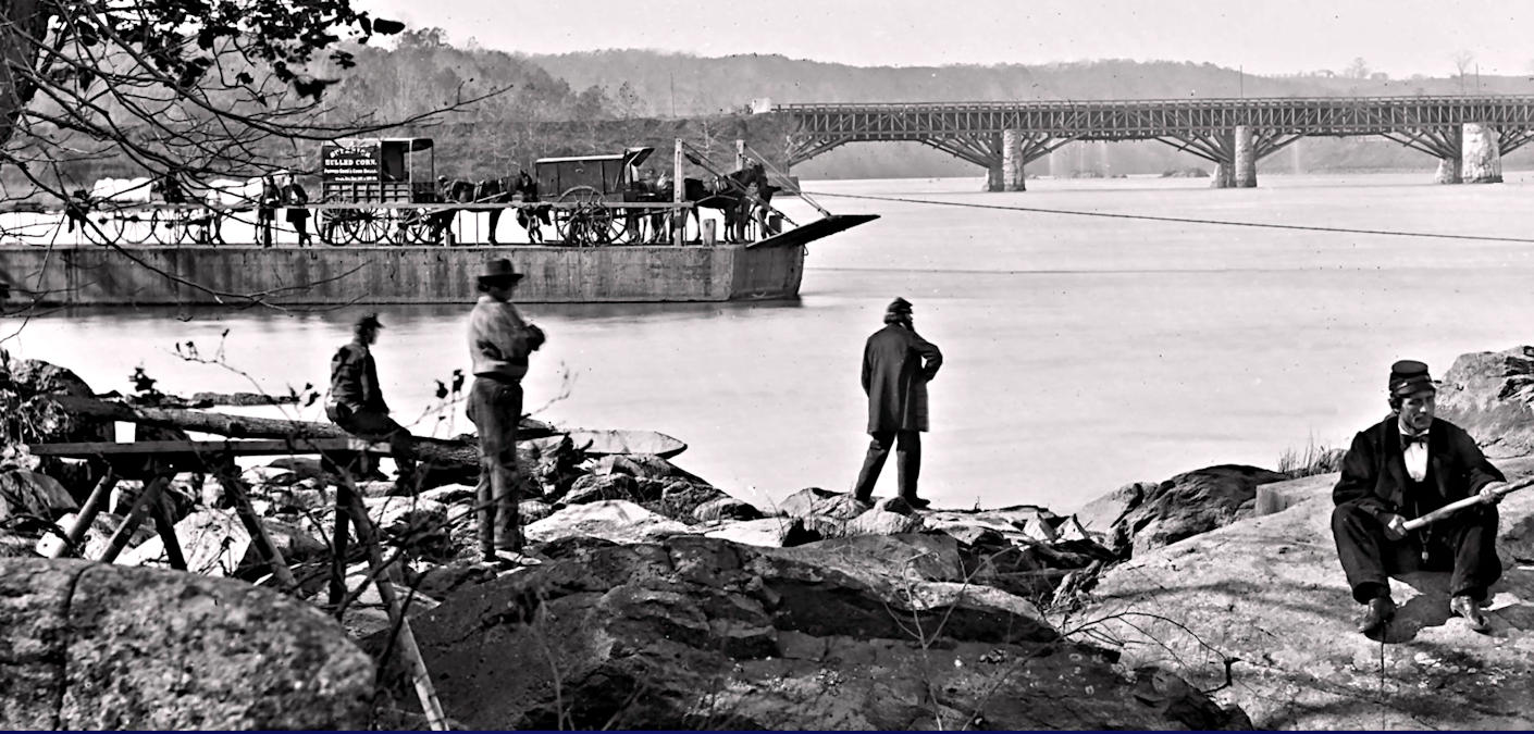Ferry Across the Potomac River, Civil War